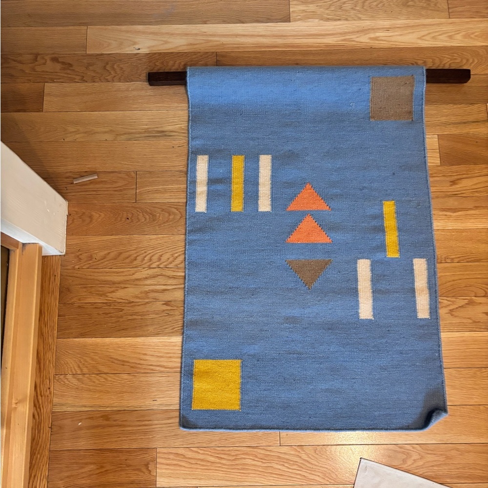 Beautiful wool textile wall hanging